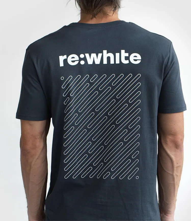 rewhite t-shirt crushed anthracite